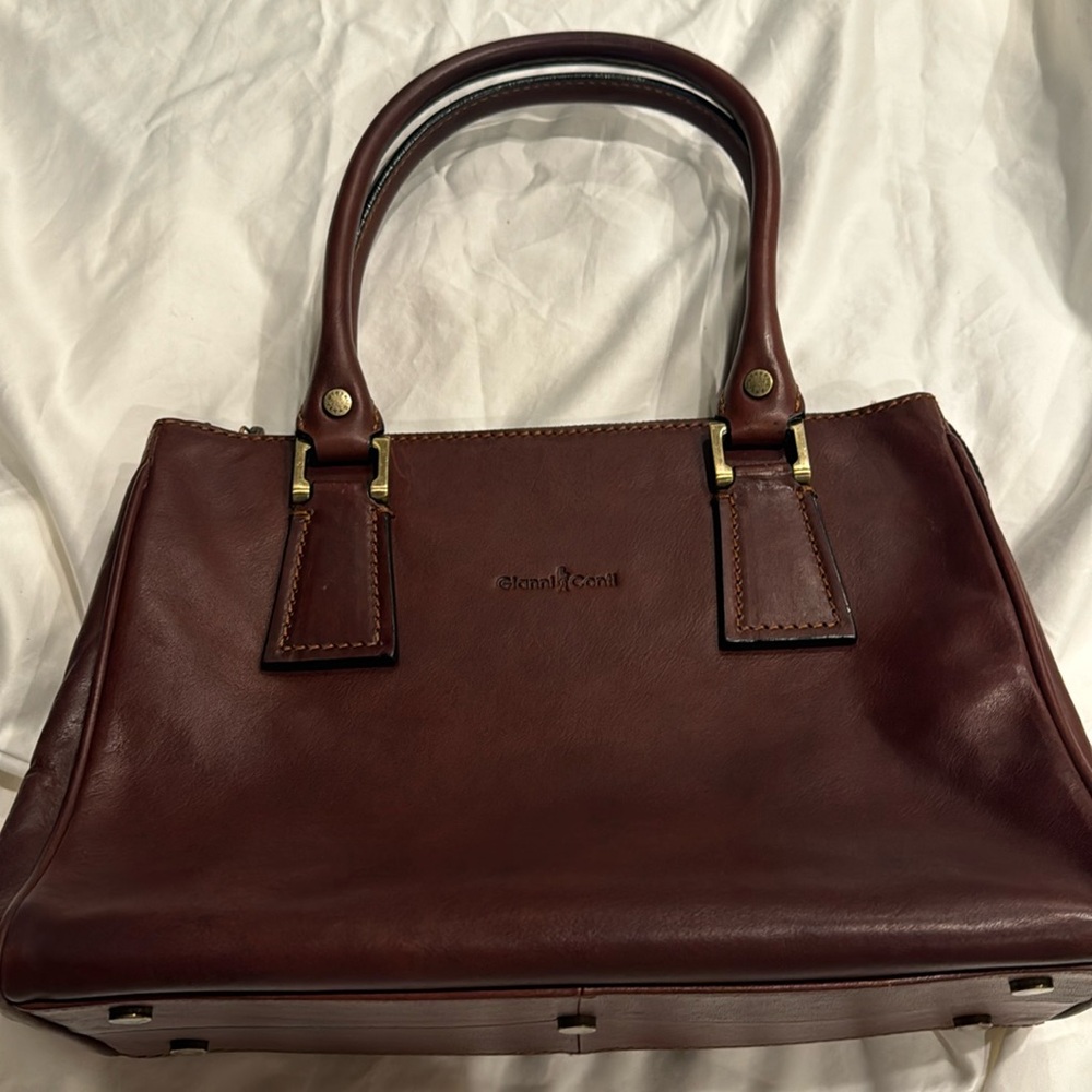 Gianni Conti Italian brown Leather bag